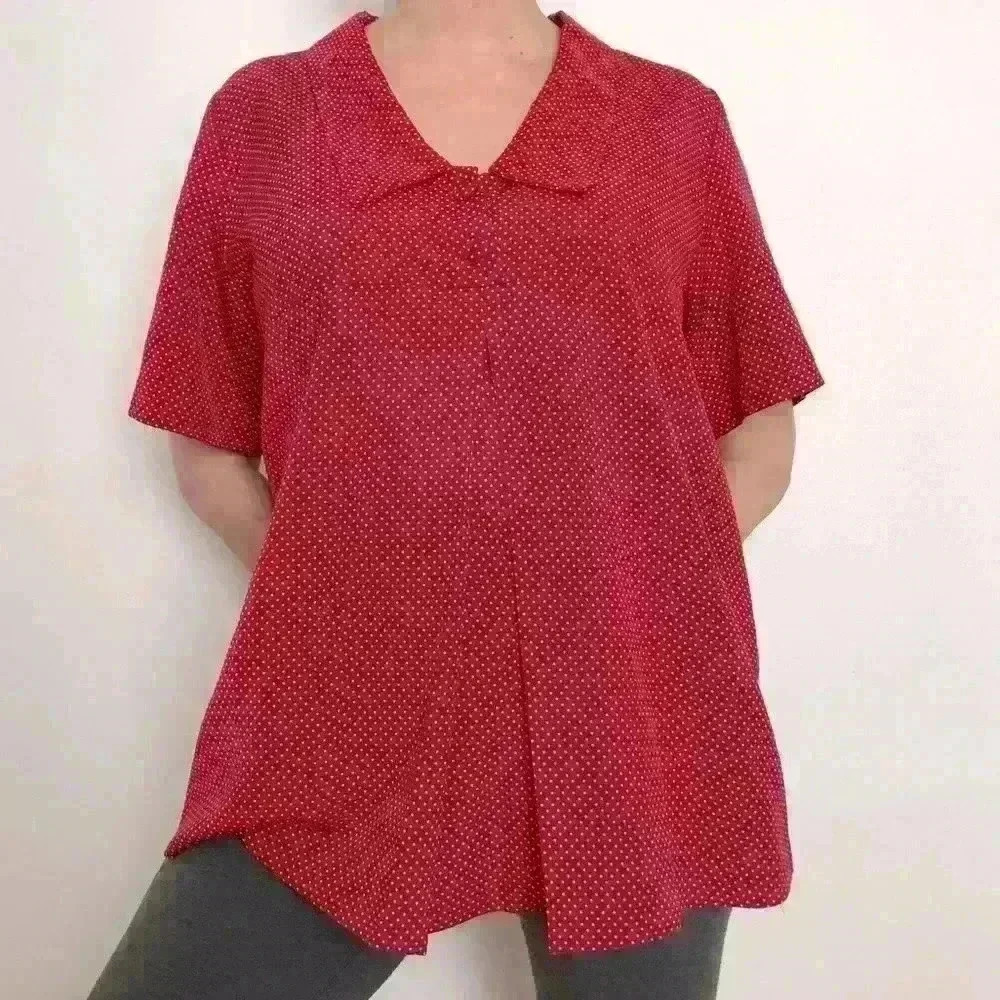 Polka Dots Maternity  Blouse